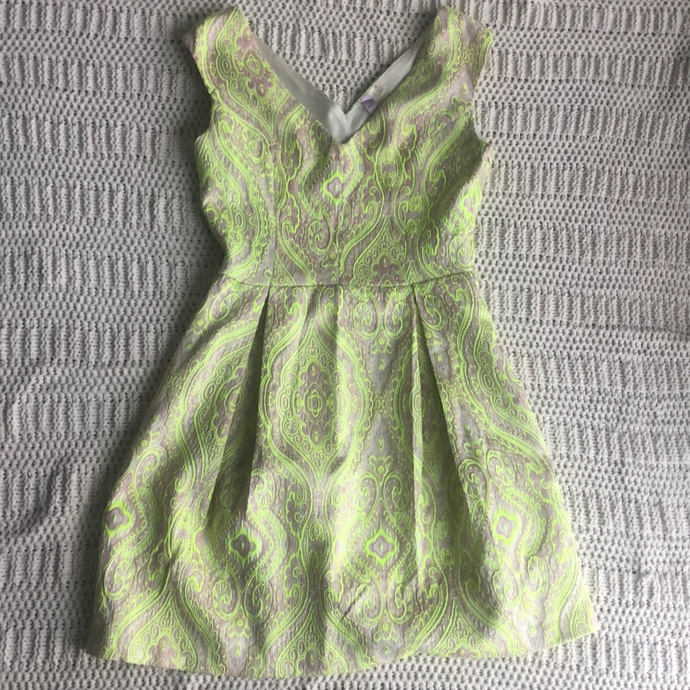 Alya Yellow Open Back Dress